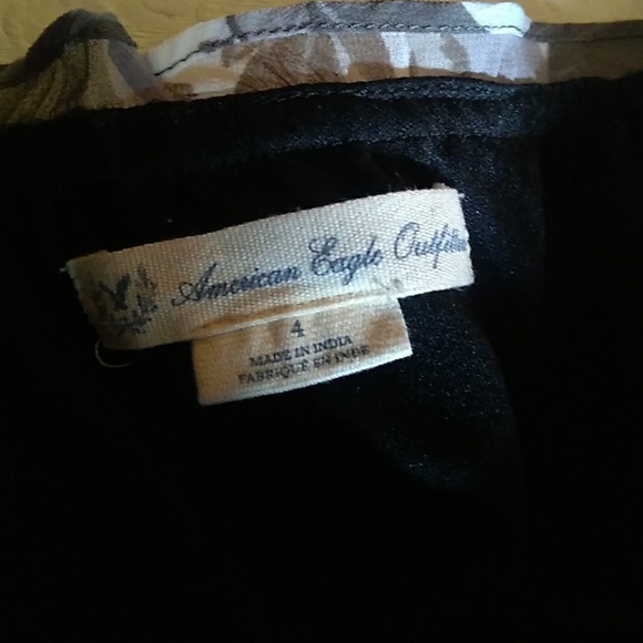 American Eagle Shades of Gray Moody Floral Dress - Picture 5 of 8